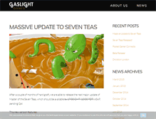Tablet Screenshot of gaslightgames.co.uk